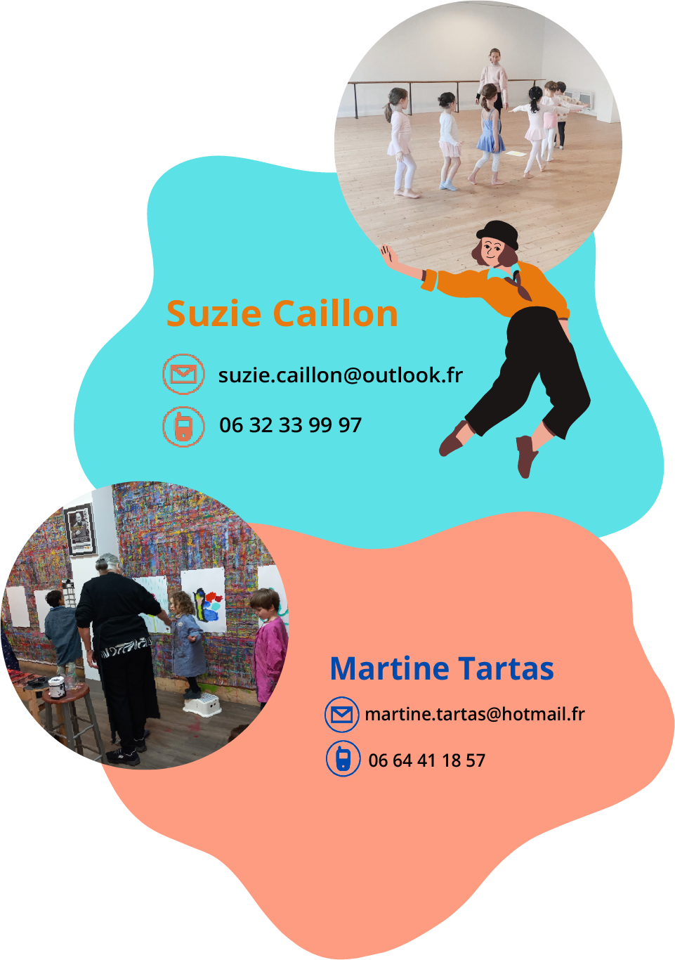 Img Danse + peinture Atelier Danse Éveil et peinture pour tout petits Bordeaux