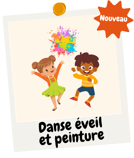 Photo illustration danse éveil et peinture nouveau