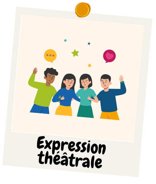 Photo illustration expression théâtrale