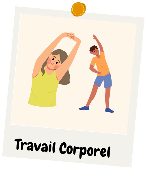 Photo illustration travail corporel